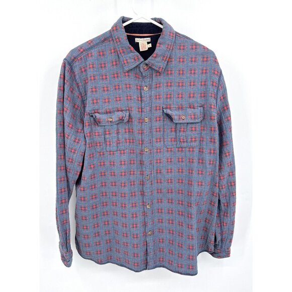 Carbon 2 Cobalt Shirt Jacket Mens L Button Up Lined Shacket Outdoors - Picture 1 of 5